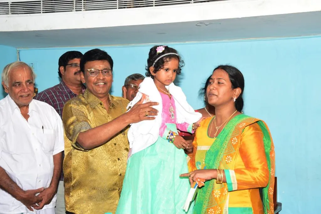 Tamil! At the age of three and a half Pranavi!